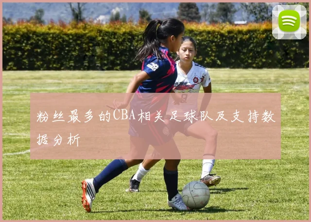 粉丝最多的CBA相关足球队及支持数据分析